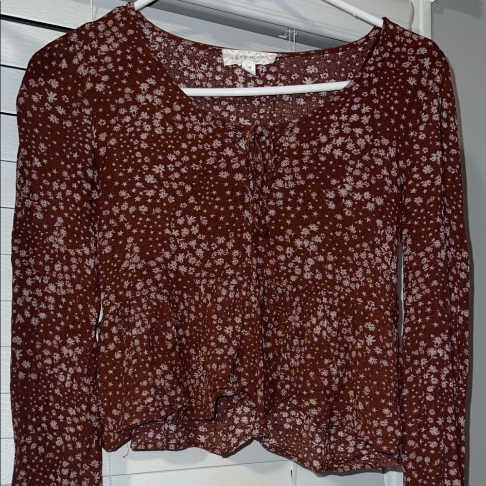 Hippie Rose Long Sleeve Blouse